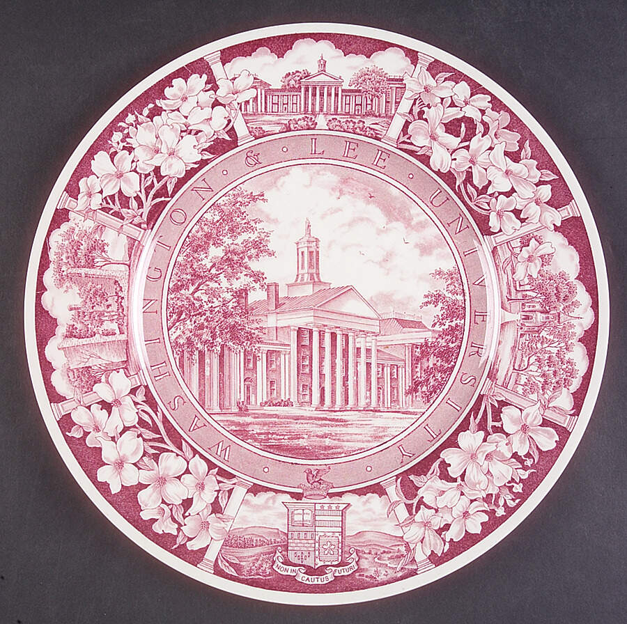 Washington & Lee University Mulberry Dinner Plate by Wedgwood-1