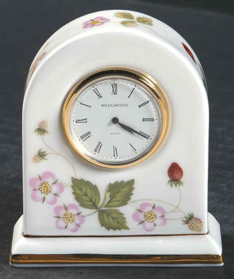 Wild Strawberry (Bone & Oven To Table) Small Clock Dome by Wedgwood-1
