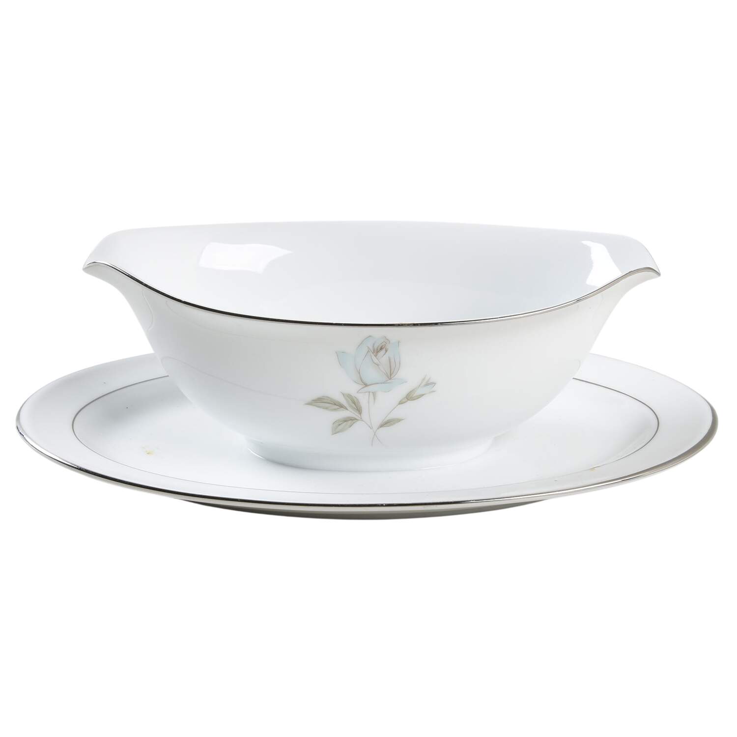 Bridget Gravy Boat with Attached Underplate by Wyndham-1