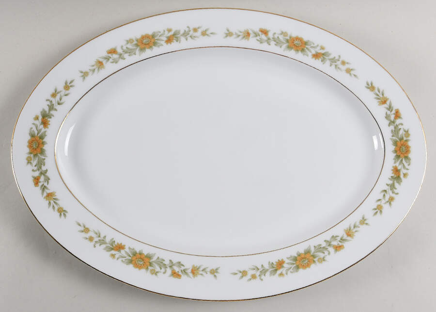 Pandora 16" Oval Serving Platter by Wyndham-1