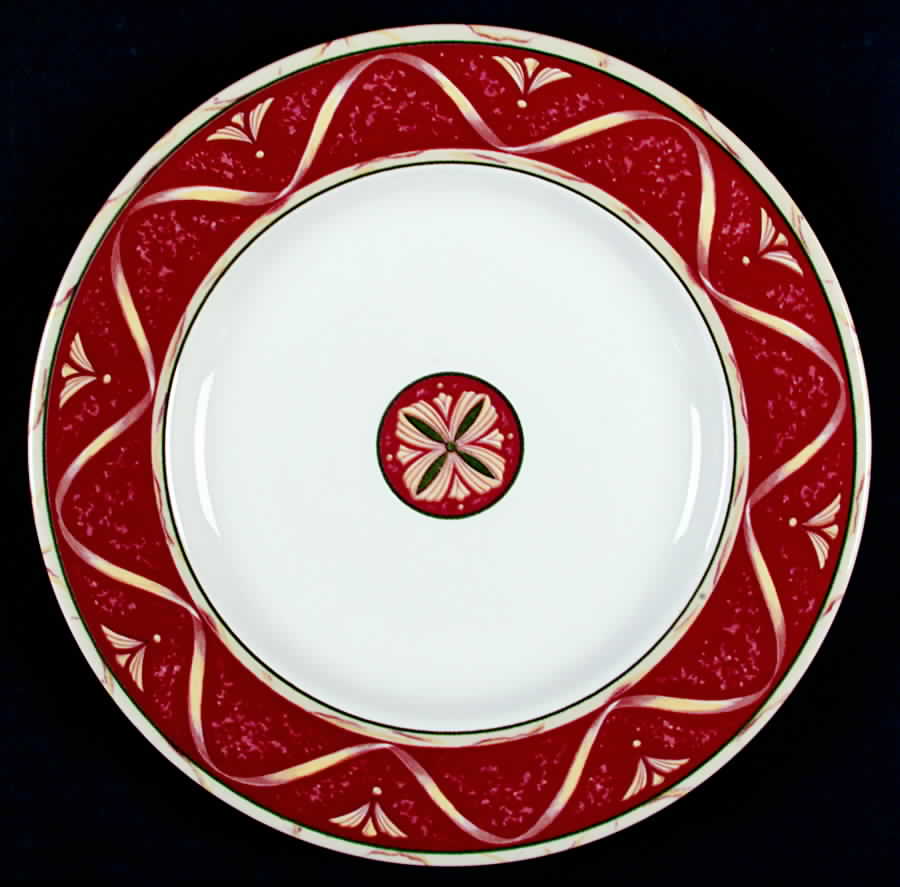Ribbon & Medallion Accent Luncheon Plate by Wedgwood-1