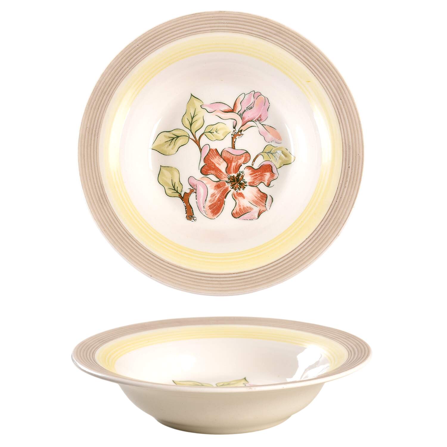 Magnolia Fruit/Dessert (Sauce) Bowl by Westwood (Limoges)-1