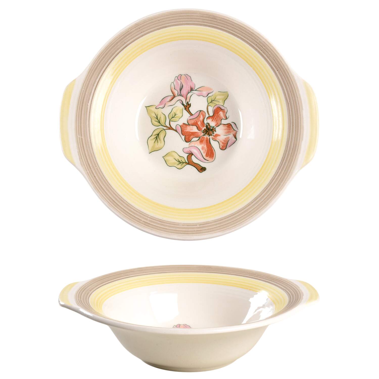 Magnolia Lugged Cereal Bowl by Westwood (Limoges)-1