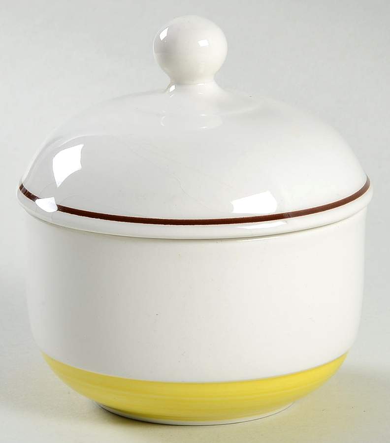 WHC1 Sugar Bowl & Lid by Whitestone (Japan)-1