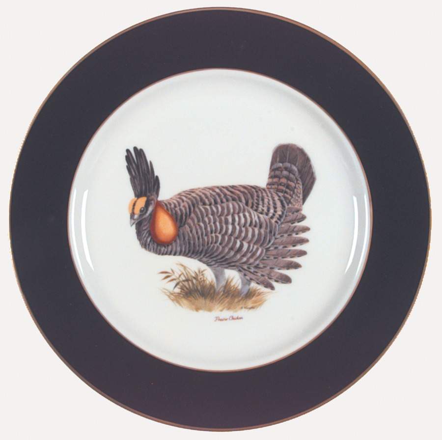 American Game Birds Dinner Plate by Woodmere-1