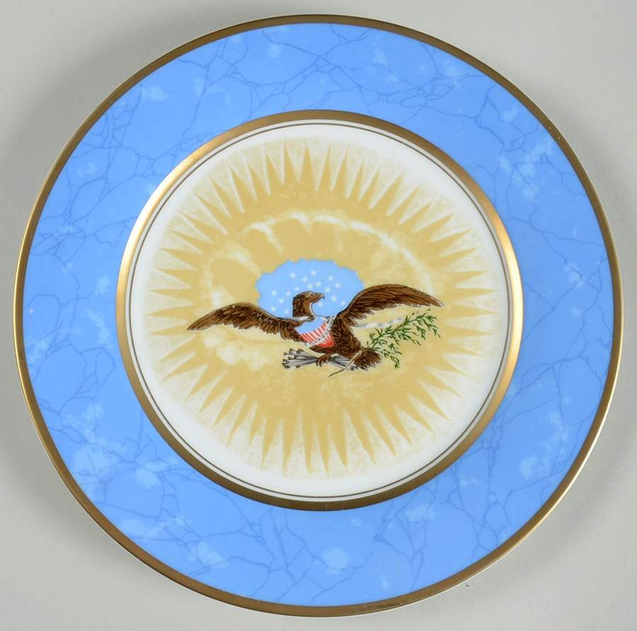 The White House Collection Dinner Plate by Woodmere-1