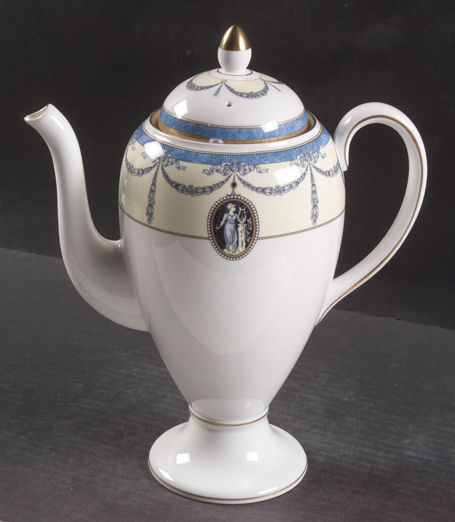 Madeleine Coffee Pot & Lid by Wedgwood-1