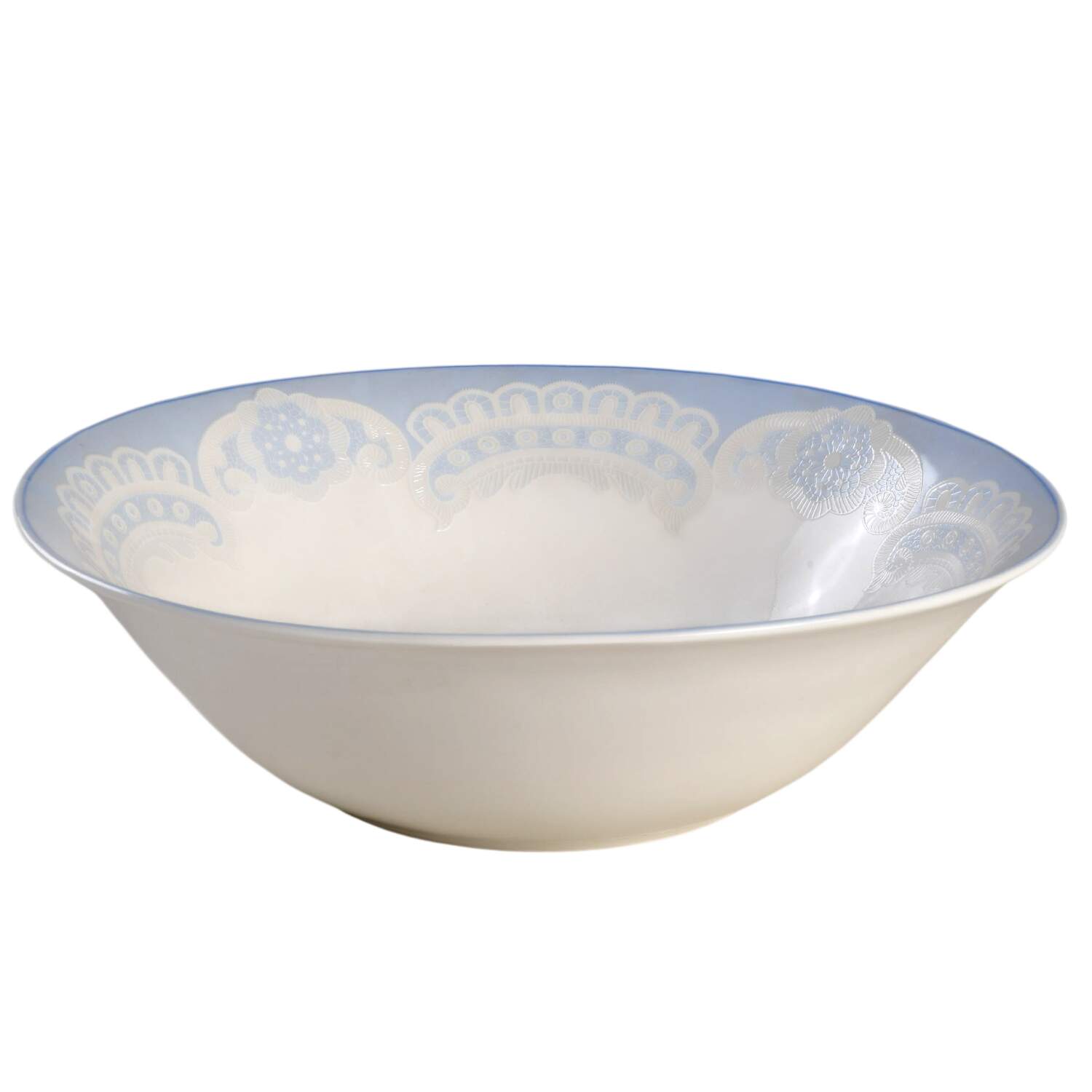 Queen Anne's Lace Blue 10" Round Vegetable Bowl by Westbury Court-1