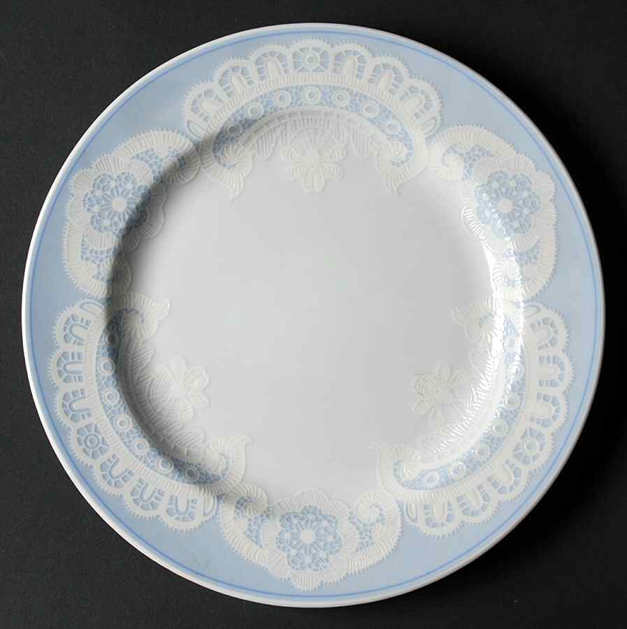 Queen Anne's Lace Blue Salad Plate by Westbury Court-1