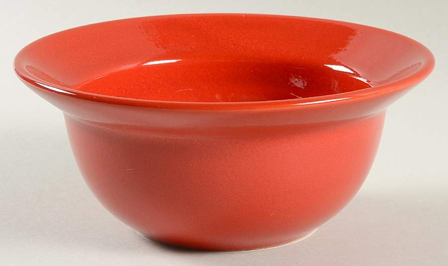 Lifestyle Red Rim Cereal Bowl by Waechtersbach-1