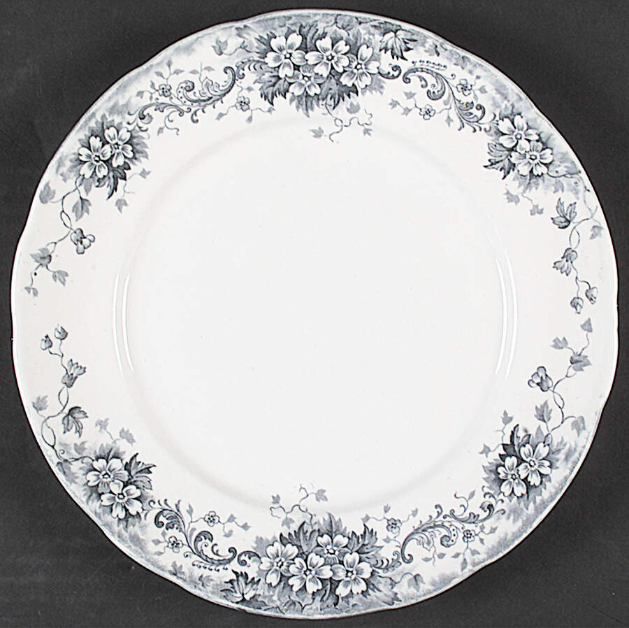 Stratford Blue Gray Luncheon Plate by JH Weatherby-1