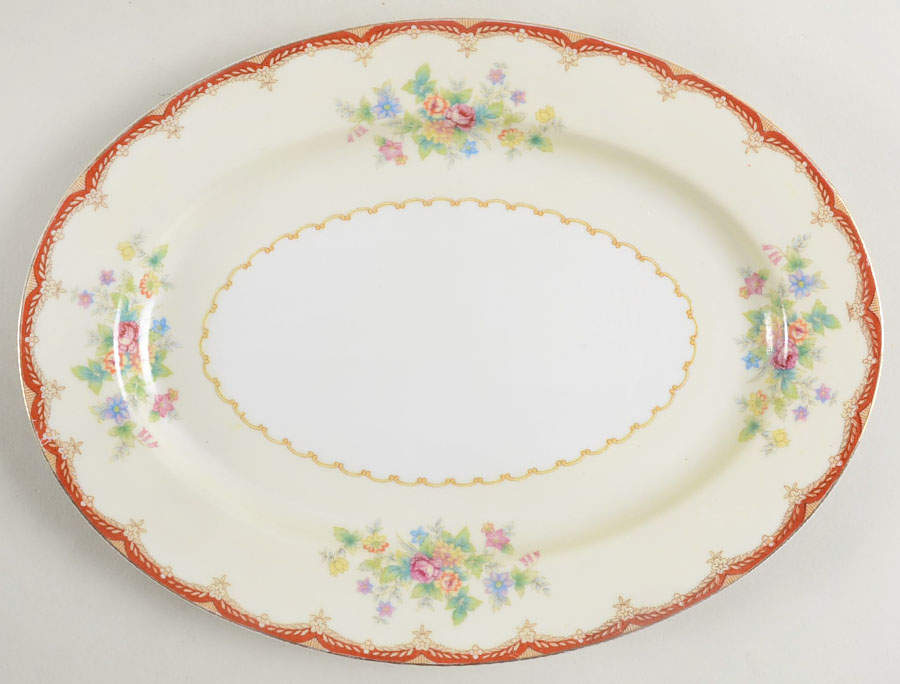 WEX4 12" Oval Serving Platter by Wexford-1