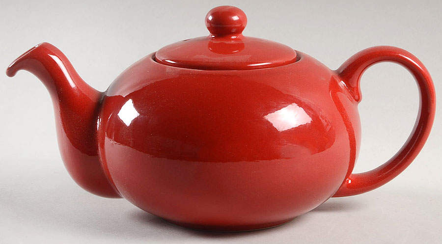 Fun Factory Freestyle Red-Cherry (Germany) Small Teapot & Lid by Waechtersbach-1