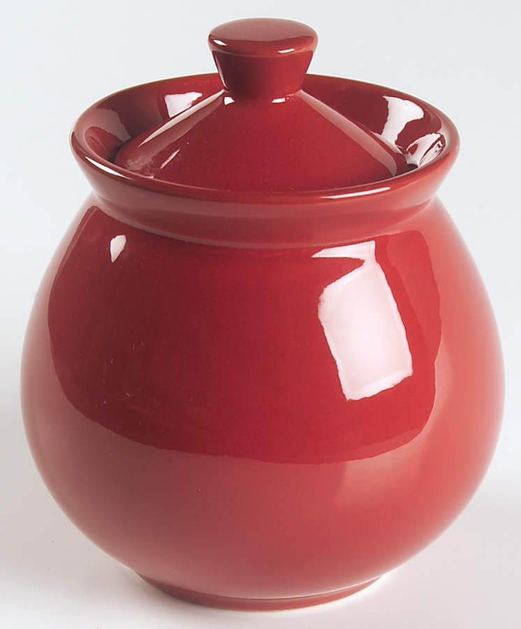 Fun Factory Freestyle Red-Cherry (Germany) Sugar Bowl & Lid by Waechtersbach-1