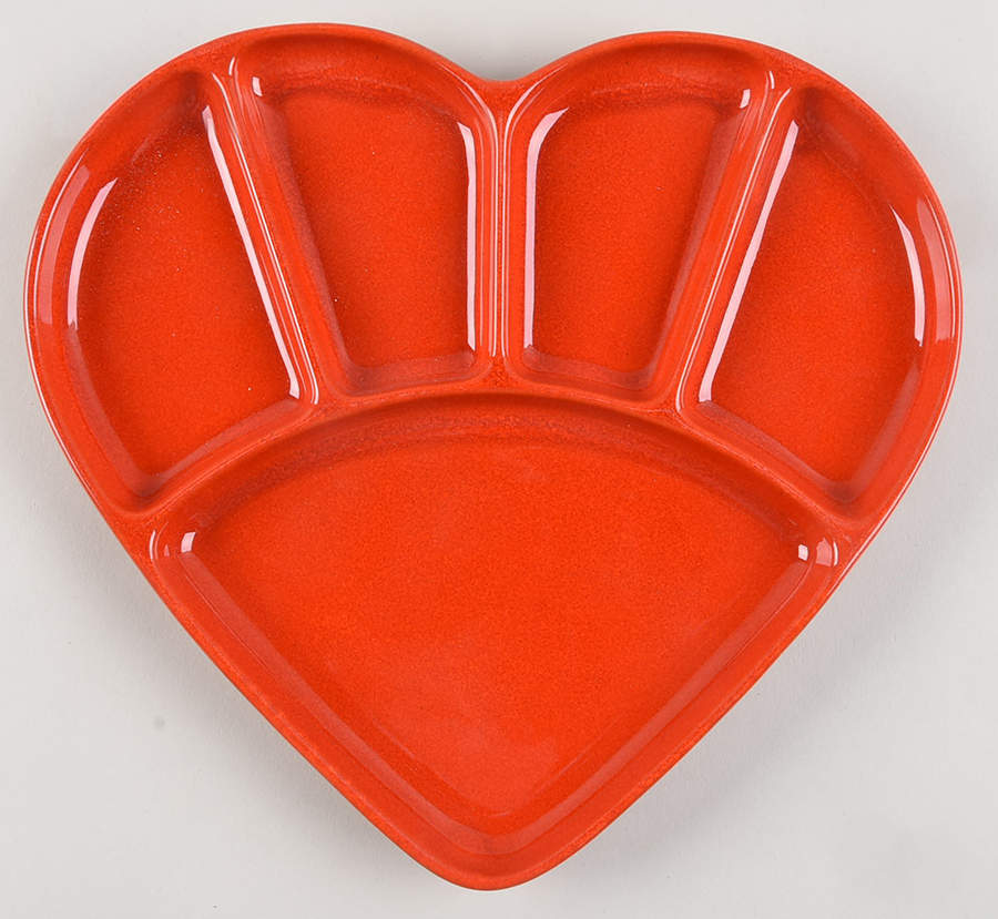 Fun Factory Freestyle Red-Cherry (Germany) Fondue Plate by Waechtersbach-1