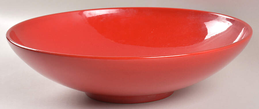 Fun Factory Freestyle Red-Cherry (Germany) 12" Pasta Serving Bowl by Waechtersbach-1