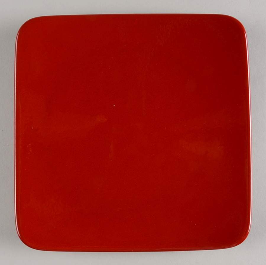 Fun Factory Freestyle Red-Cherry (Germany) Square Salad Plate by Waechtersbach-1