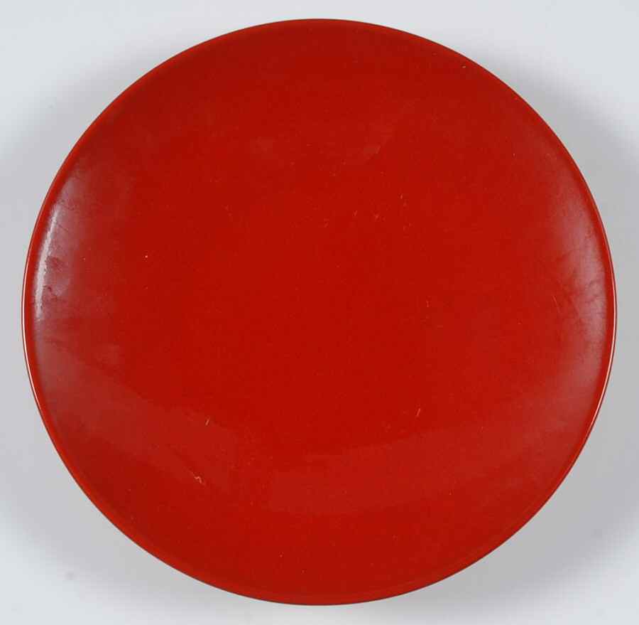 Fun Factory Freestyle Red-Cherry (Germany) Coupe Salad Plate by Waechtersbach-1