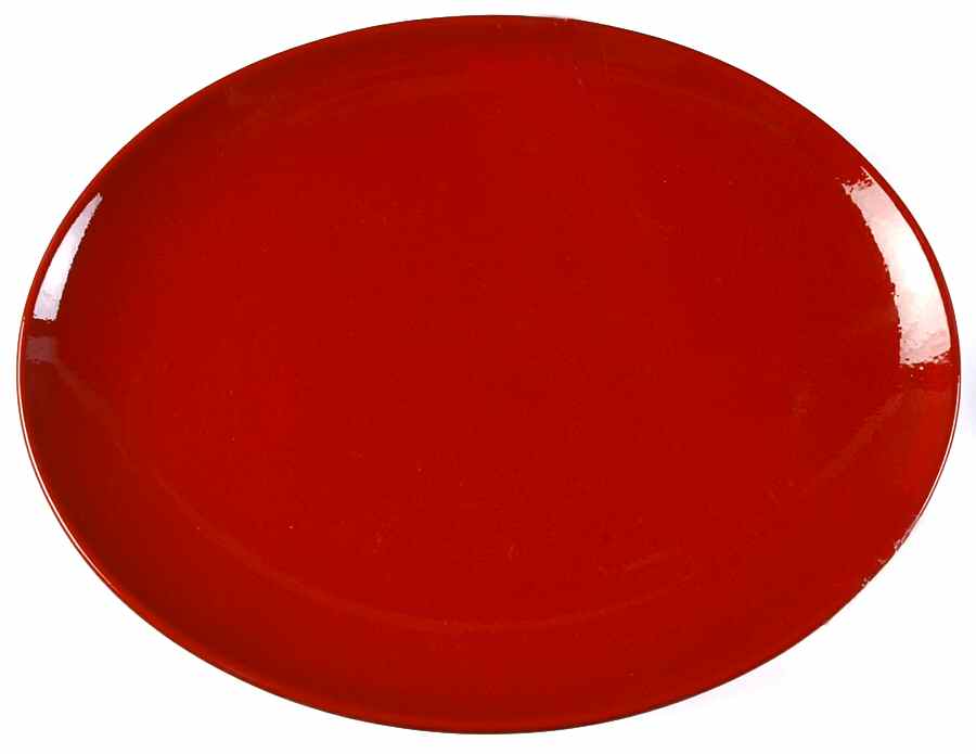 Fun Factory Freestyle Red-Cherry (Germany) 15" Oval Serving Platter by Waechtersbach-1