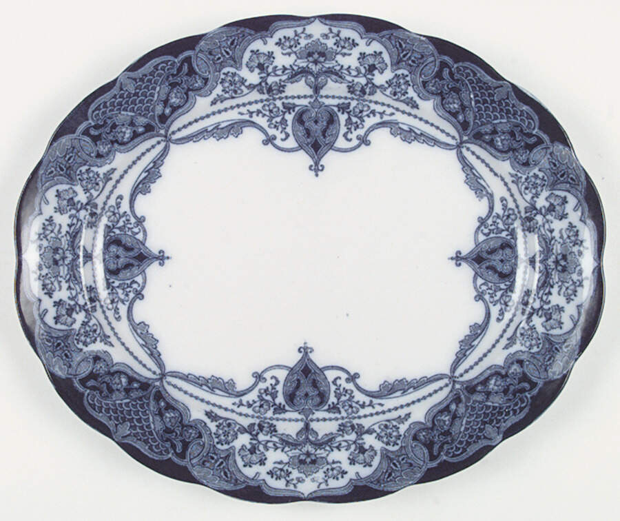 Welbeck 14" Oval Serving Platter by JH Weatherby-1