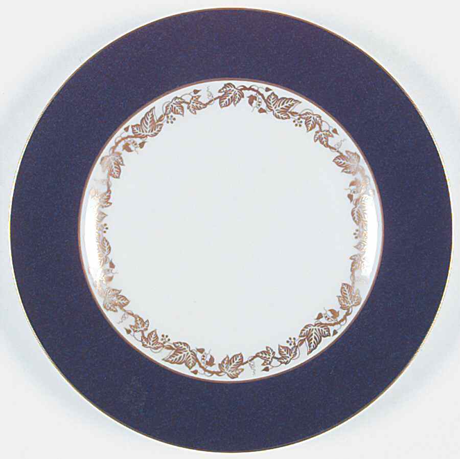 Whitehall 2000 (Powder Dark Blue Rim) Salad Plate by Wedgwood-1