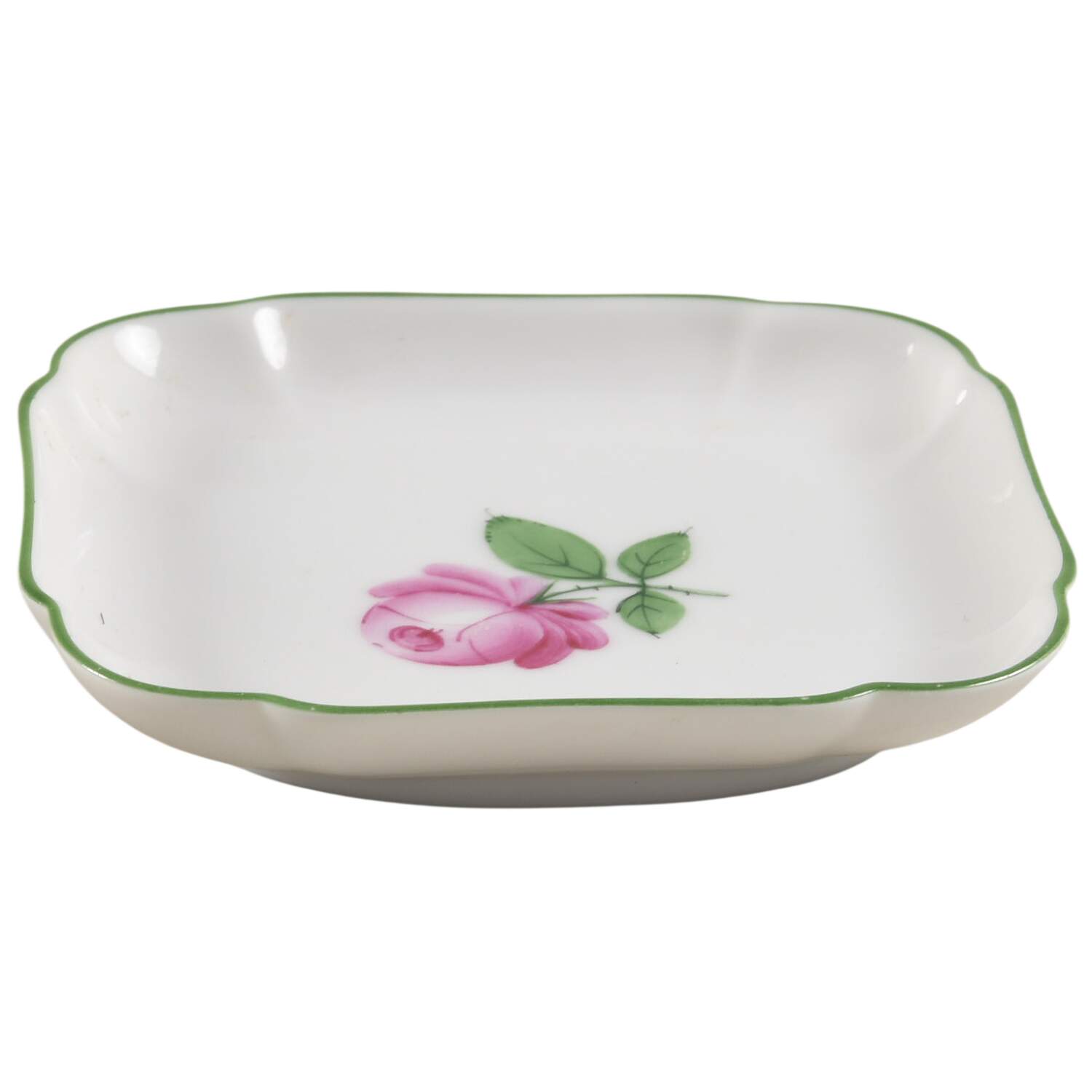 Viennese Rose 3" Trinket Tray by Wiener Porzellan-1