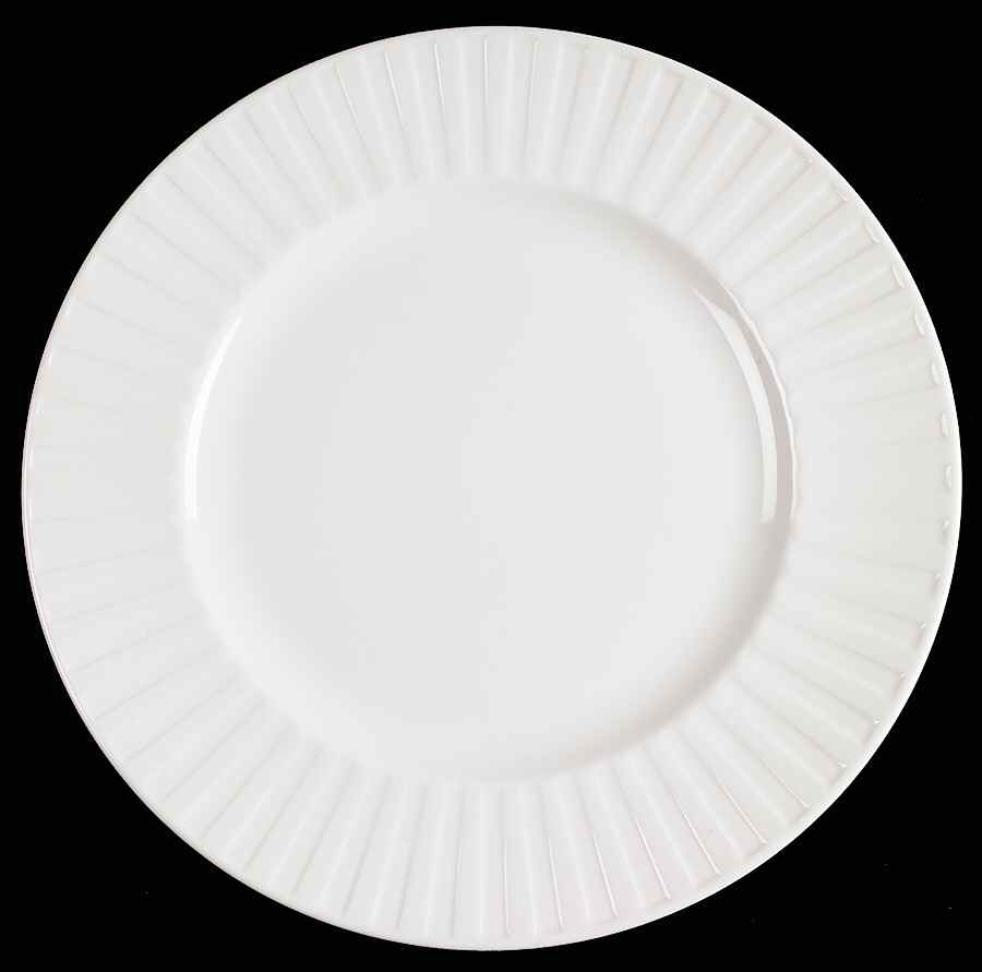 Night and Day White Dinner Plate by Wedgwood-1