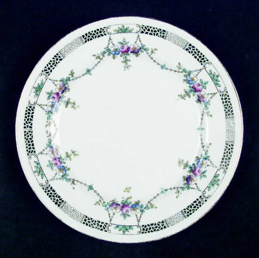 Venice Bread & Butter Plate by Heath Wildblood & Sons-1