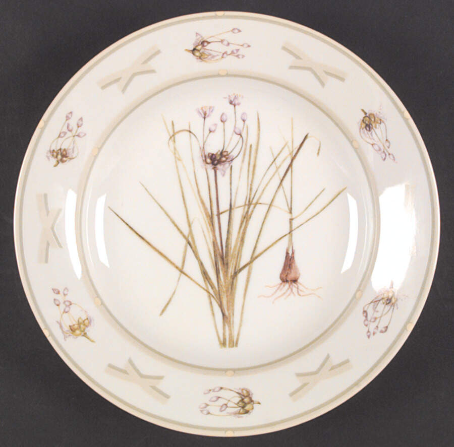 North American Wildflowers Large Rim Soup Bowl by Woodmere-1