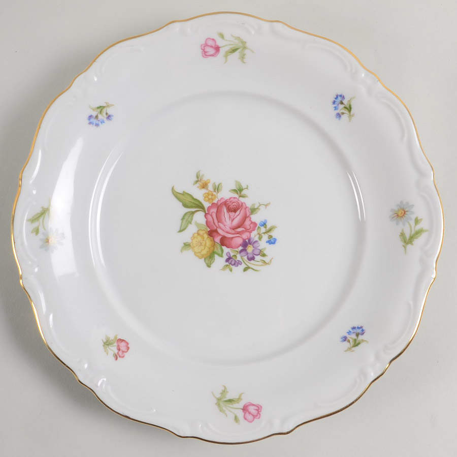 Mignon (Gray-Green Backstamp) Dinner Plate by Winterling - Bavaria-1