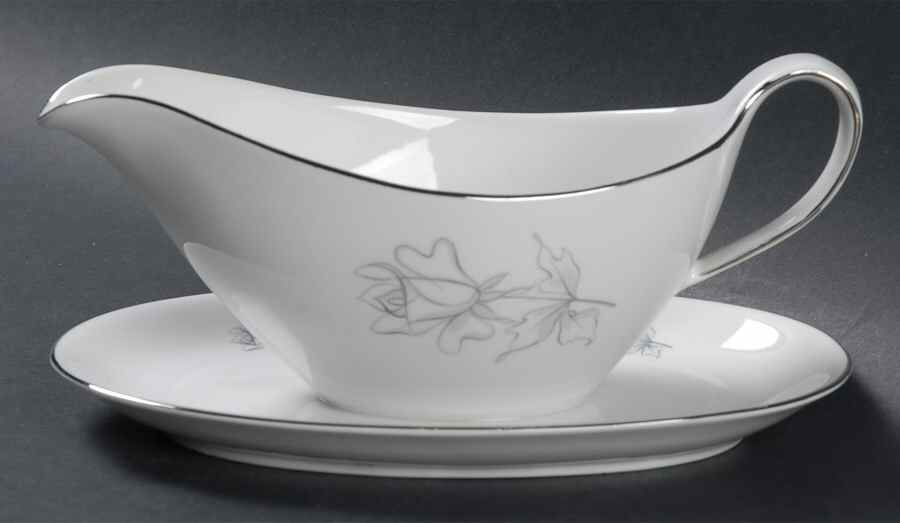 WIG516 Gravy Boat with Attached Underplate by Winterling - Bavaria-1