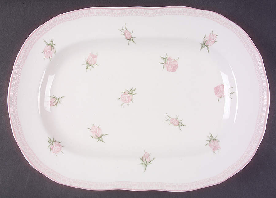 Stephanie 14" Oval Serving Platter by Westbury Court-1