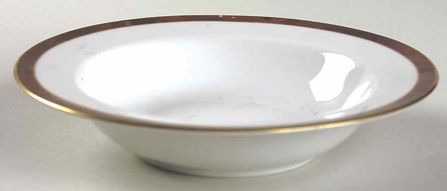 Decoys Brown Rim Soup Bowl by Woodmere-1