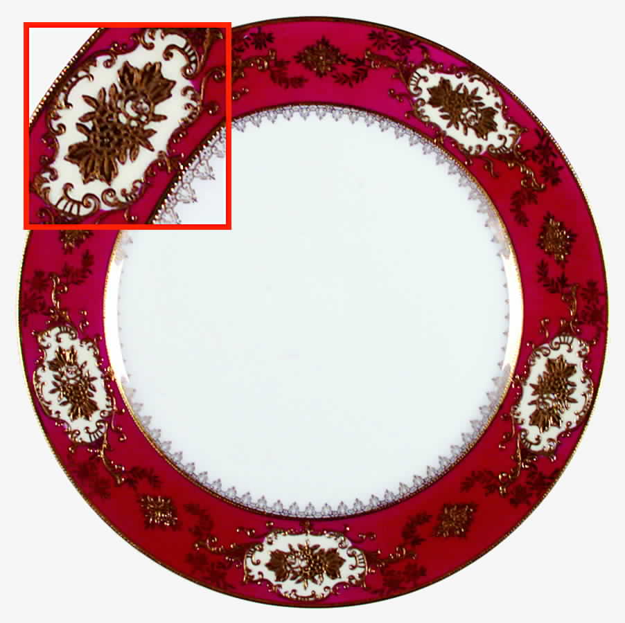 WIE1 Dinner Plate by Wilshire England-1