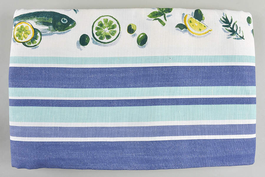 Sardinia 70" X 108" Rectangular Tablecloth by Williams-Sonoma-1