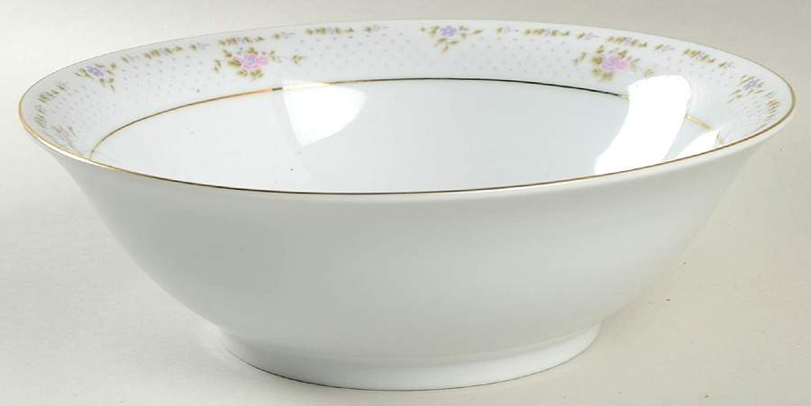Eva 9" Round Vegetable Bowl by White Jade-1