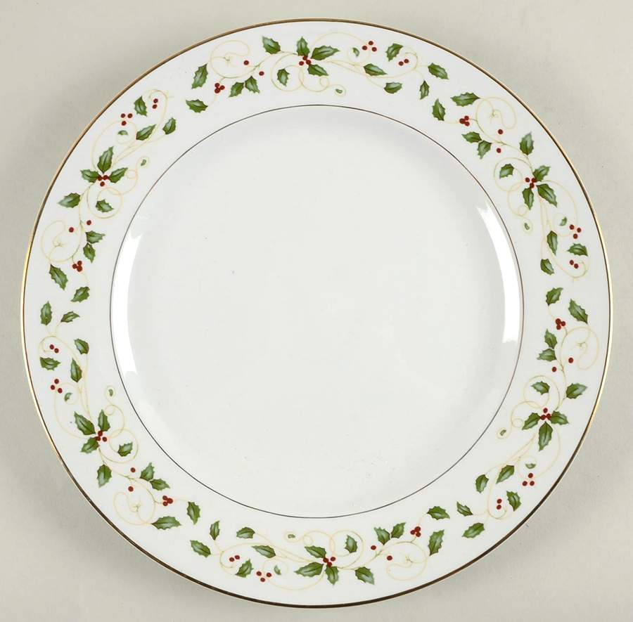 Holiday Vine 11" Chop Plate (Round Platter) by Wallace Heritage (Japan)-1