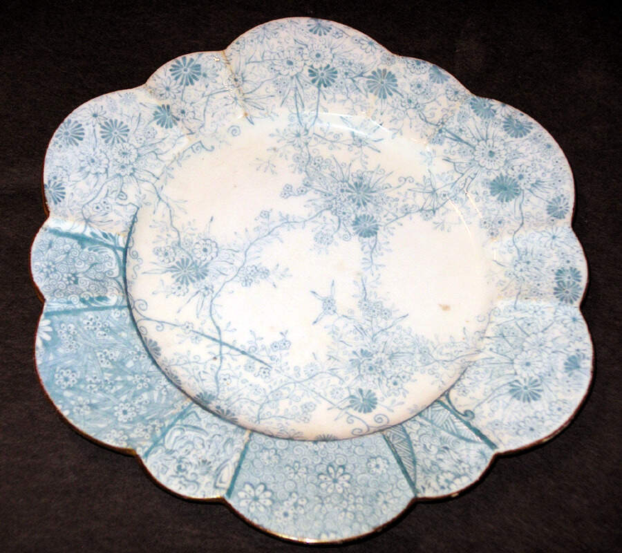 8809 Dinner Plate by J F Wileman-1