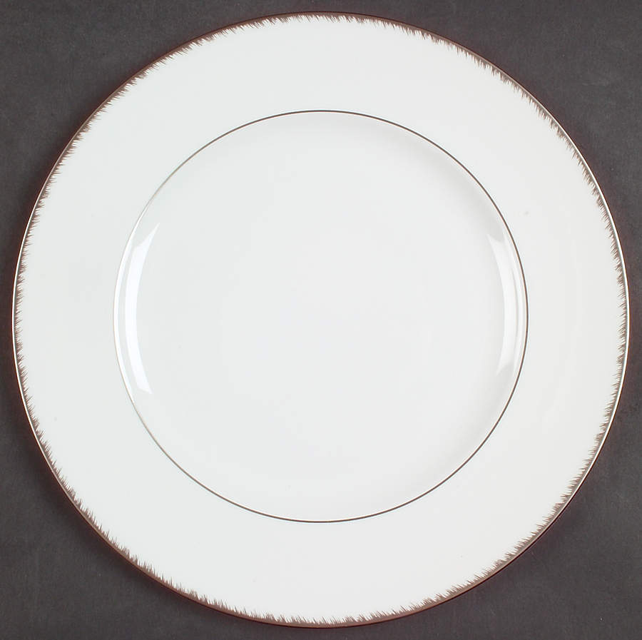 Platinum Plume Dinner Plate by Wedgwood-1