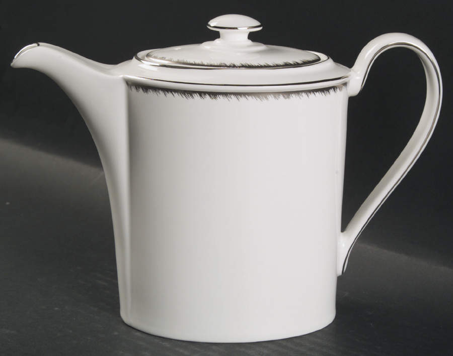 Platinum Plume Coffee Pot & Lid by Wedgwood-1