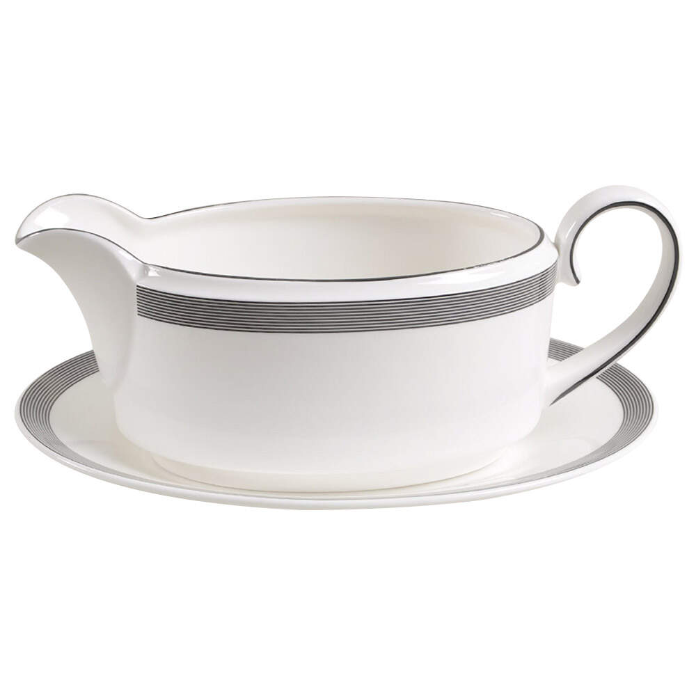 Cosmos Gravy Boat & Underplate by Wedgwood-1