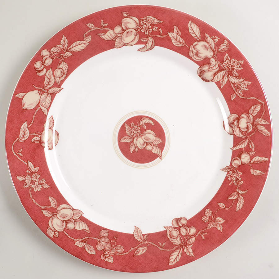 Fruit Toile Dinner Plate by Waverly-1