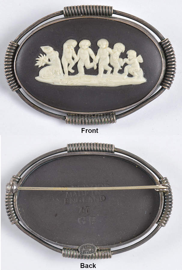 Jasperware Jewelry Brooch by Wedgwood-1