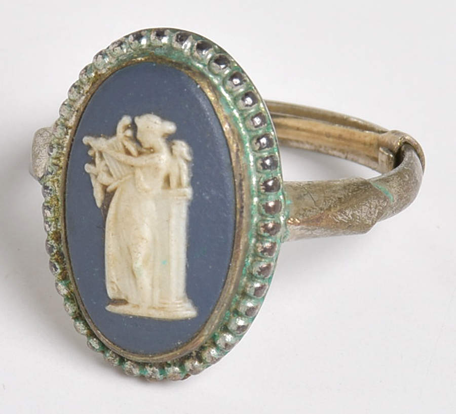 Jasperware Jewelry Sterling Ring (Size 6) by Wedgwood-1