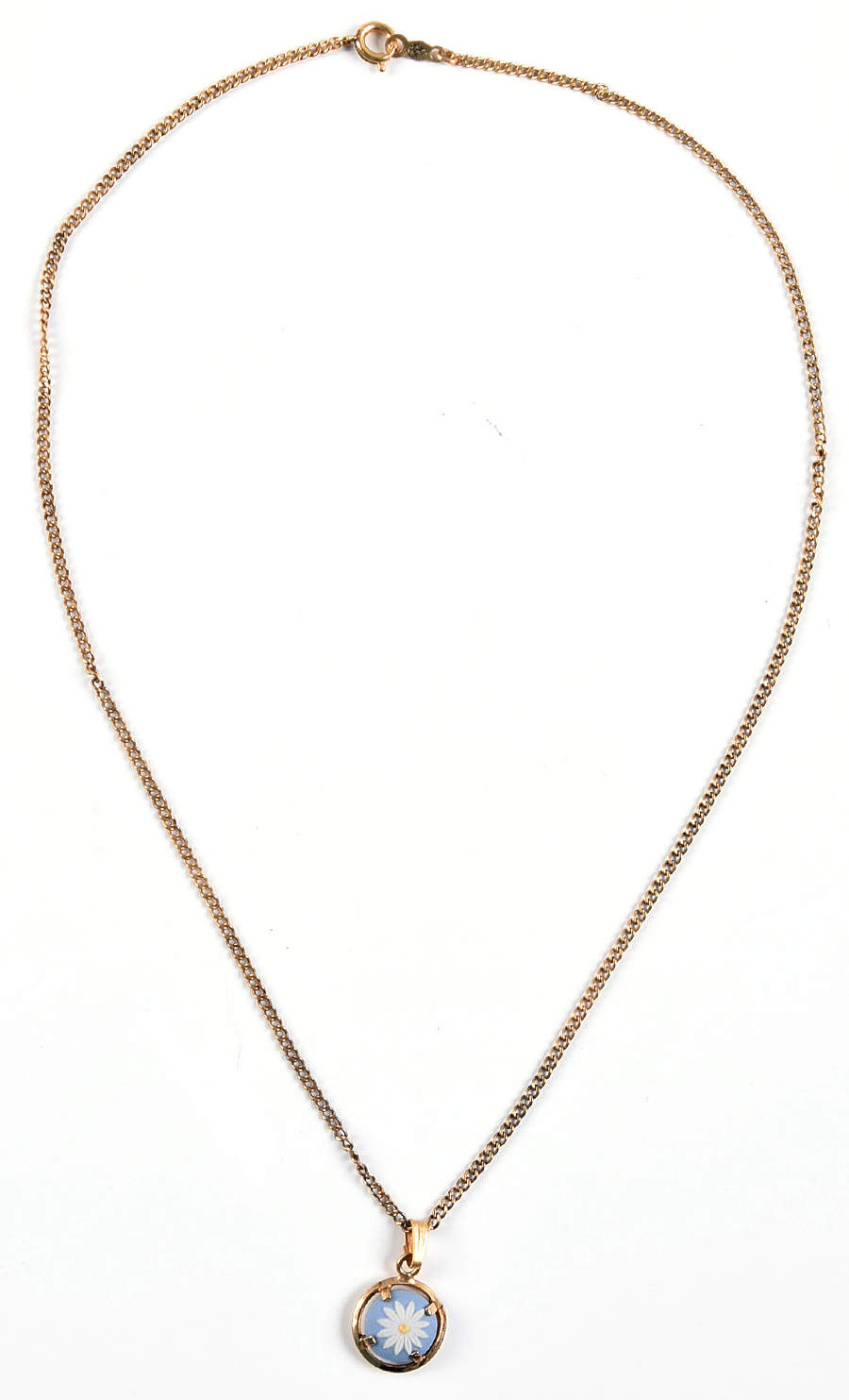Jasperware Jewelry Round Gold Necklace by Wedgwood-1