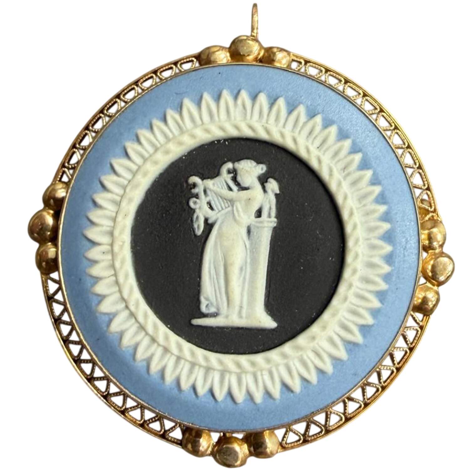 Jasperware Jewelry Brooch by Wedgwood-1