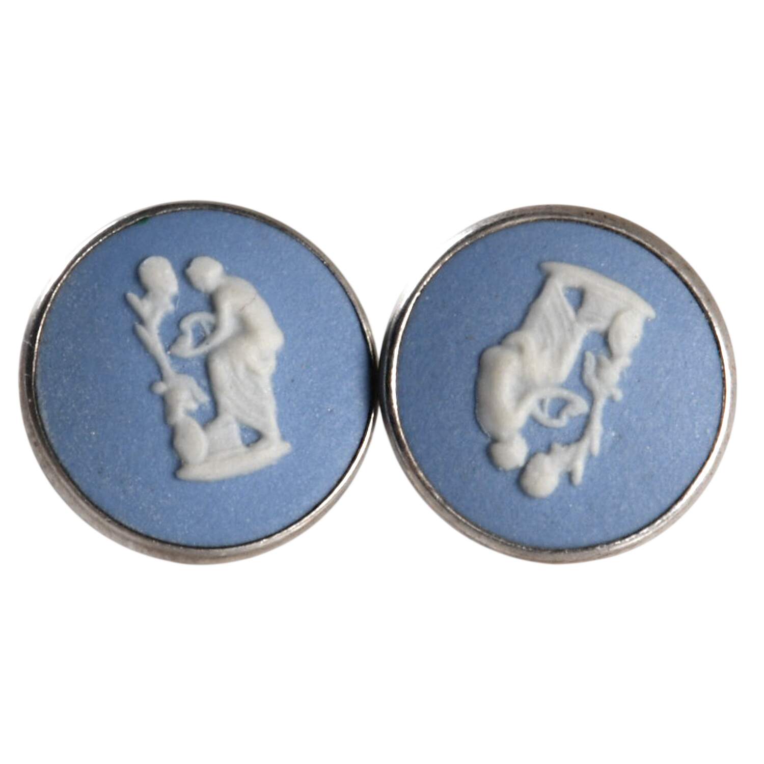 Jasperware Jewelry Earring Pair by Wedgwood-1