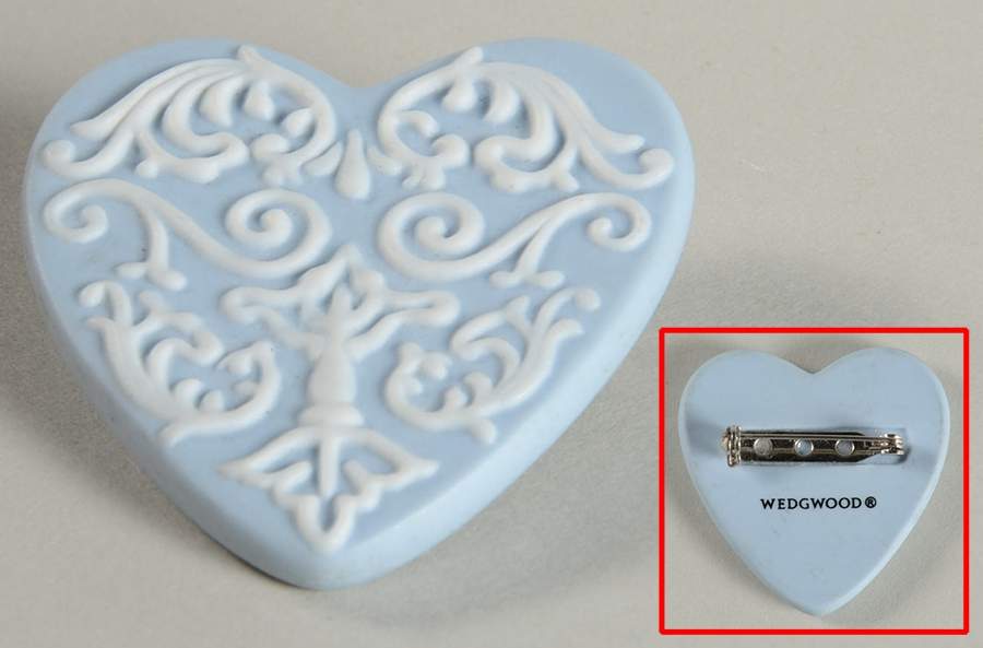 Jasperware Jewelry Pendant/Pin by Wedgwood-1