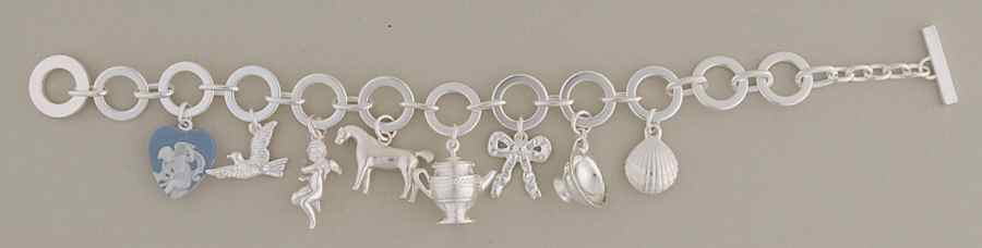 Jasperware Jewelry Imogen Muse Charm Bracelet by Wedgwood-1