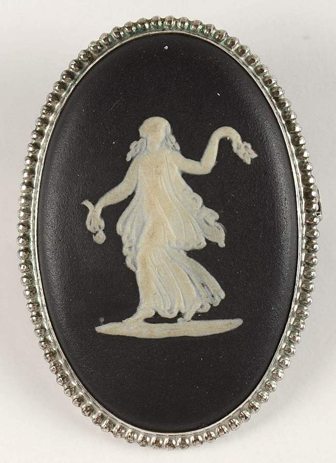 Jasperware Jewelry Brooch by Wedgwood-1